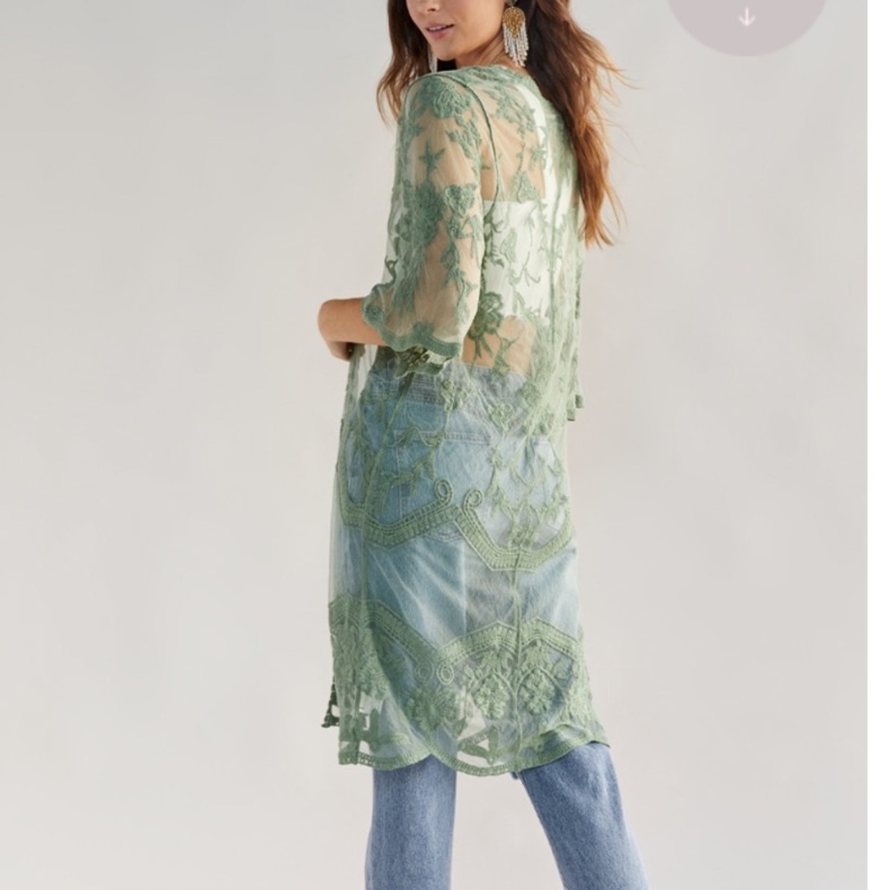 NEW boho lace kimono/duster - Picture 2 of 9